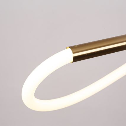 LED viseča svetilka na kablu MELECA LED/24W/230V 3000/4000/6000K 100 cm v zlati barvi