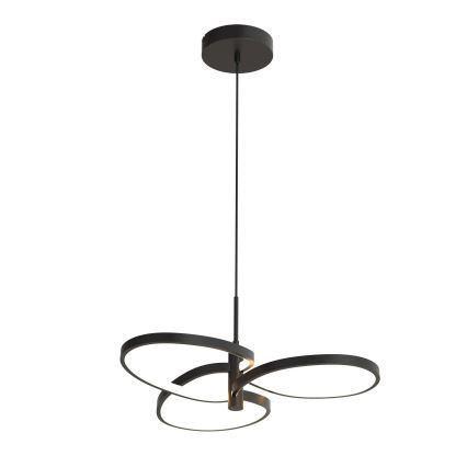 LED viseča svetilka na kablu RIBBON LED/25W/230V 4000K črna