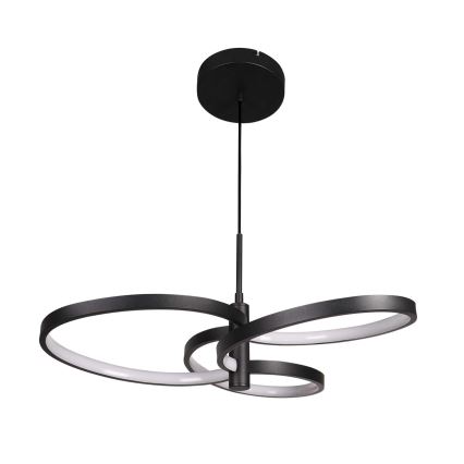 LED viseča svetilka na kablu RIBBON LED/25W/230V 4000K črna