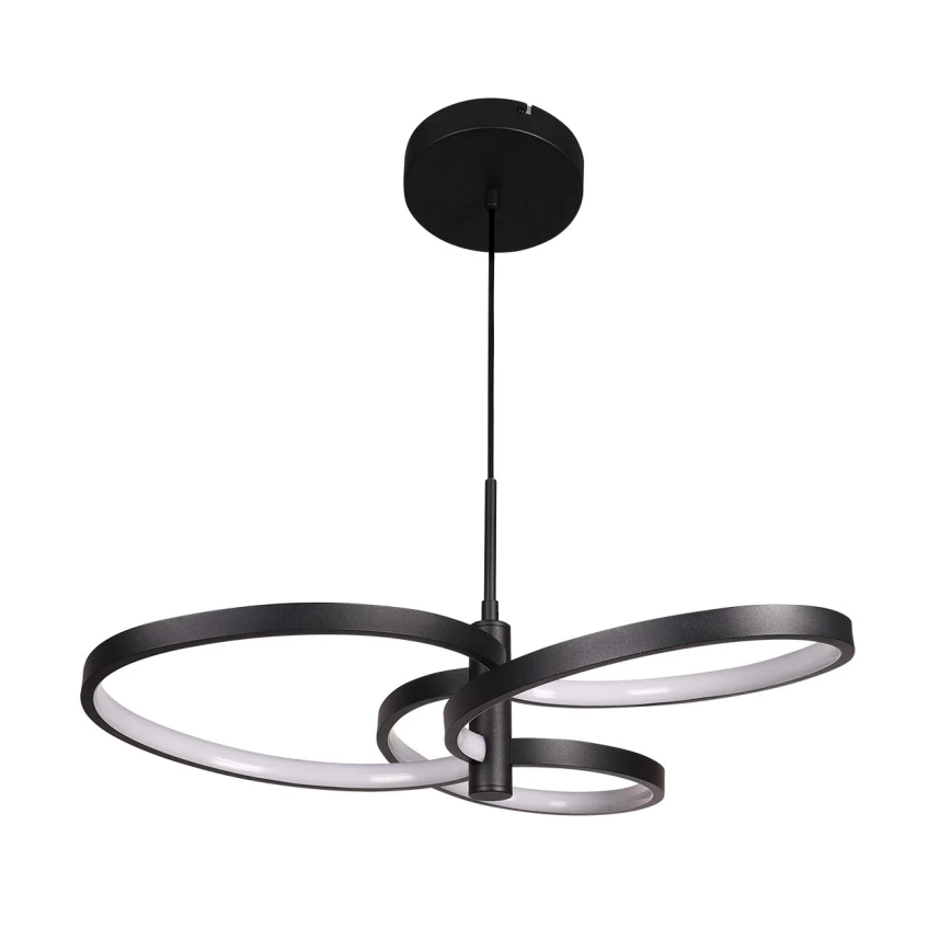 LED viseča svetilka na kablu RIBBON LED/25W/230V 4000K črna