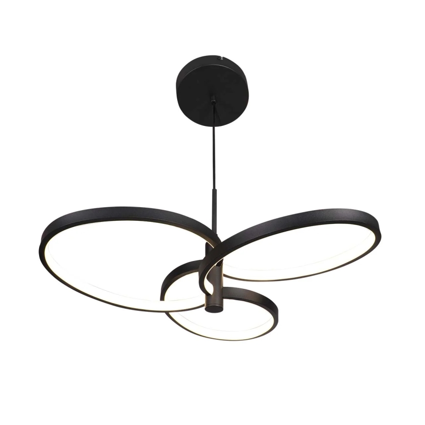 LED viseča svetilka na kablu RIBBON LED/25W/230V 4000K črna