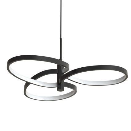 LED viseča svetilka na kablu RIBBON LED/25W/230V 4000K črna