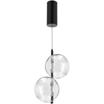 LED viseča svetilka na žici PLAYA LED/10W/230V črna