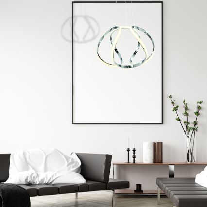 LED viseči lestenec na kablu GLOBE LED/50W/230V