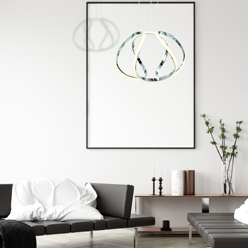 LED viseči lestenec na kablu GLOBE LED/50W/230V