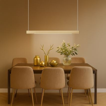 LED viseči lestenec na kablu LINEA LED/36W/230V 3000/4000/5700K CRI 90 zlata