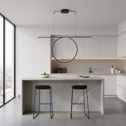 LED viseči lestenec na kablu ODETTA LED/42W/230V 4000K črna