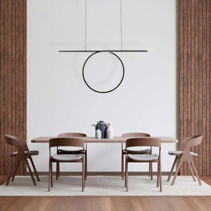 LED viseči lestenec na kablu ODETTA LED/42W/230V 4000K črna