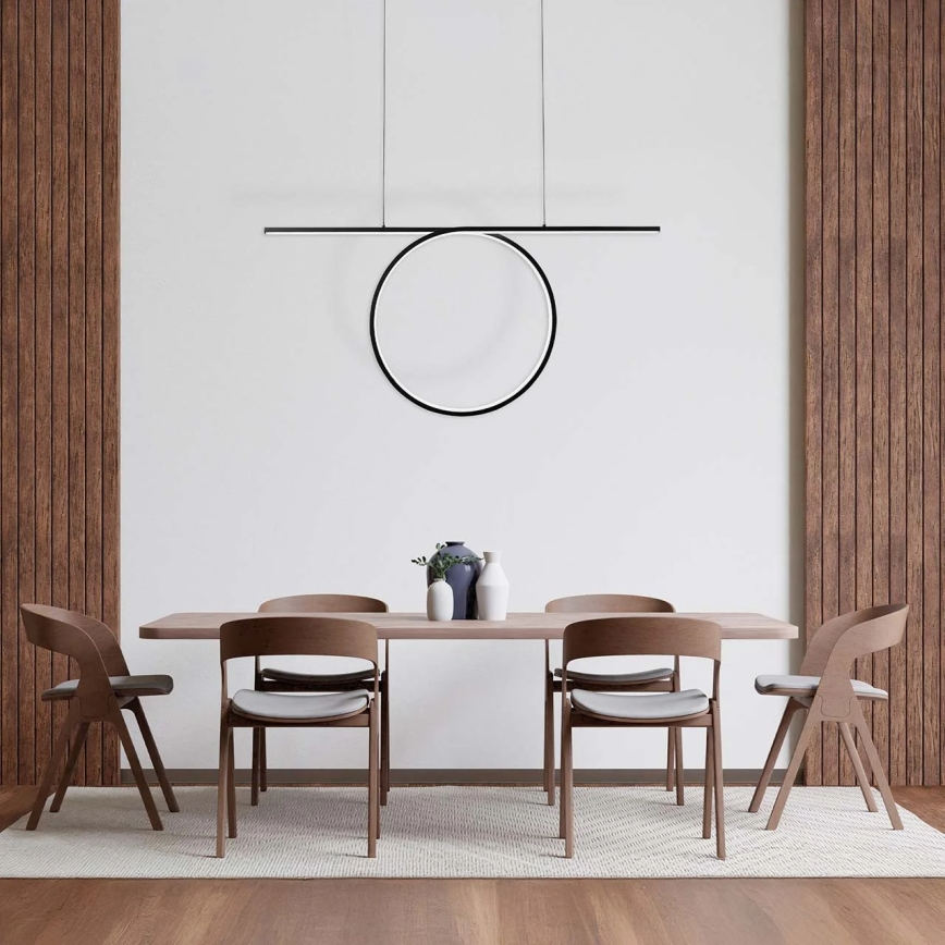 LED viseči lestenec na kablu ODETTA LED/42W/230V 4000K črna