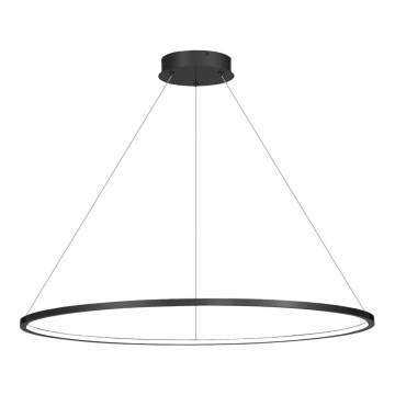 LED viseči lestenec na kablu SATURNO LED/57W/230V, premer 100 cm, IP44, črn
