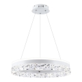 LED viseči luster FROZI LED/32W/230V premer 50 cm bela