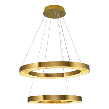 LED viseči luster JESI LED/140W/230V 3000K premer 100 cm bronast