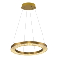 LED viseči luster JESI LED/85W/230V 3000K Ø 80 cm bronast