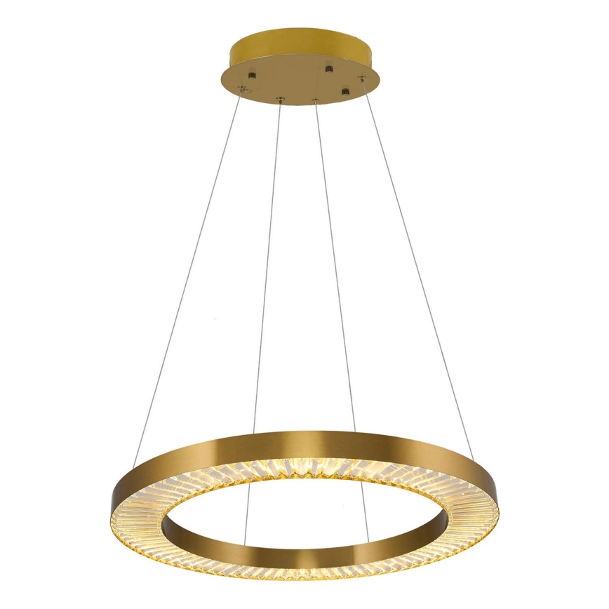 LED viseči luster JESI LED/85W/230V 3000K Ø 80 cm bronast