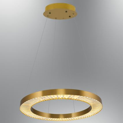 LED viseči luster JESI LED/85W/230V 3000K Ø 80 cm bronast