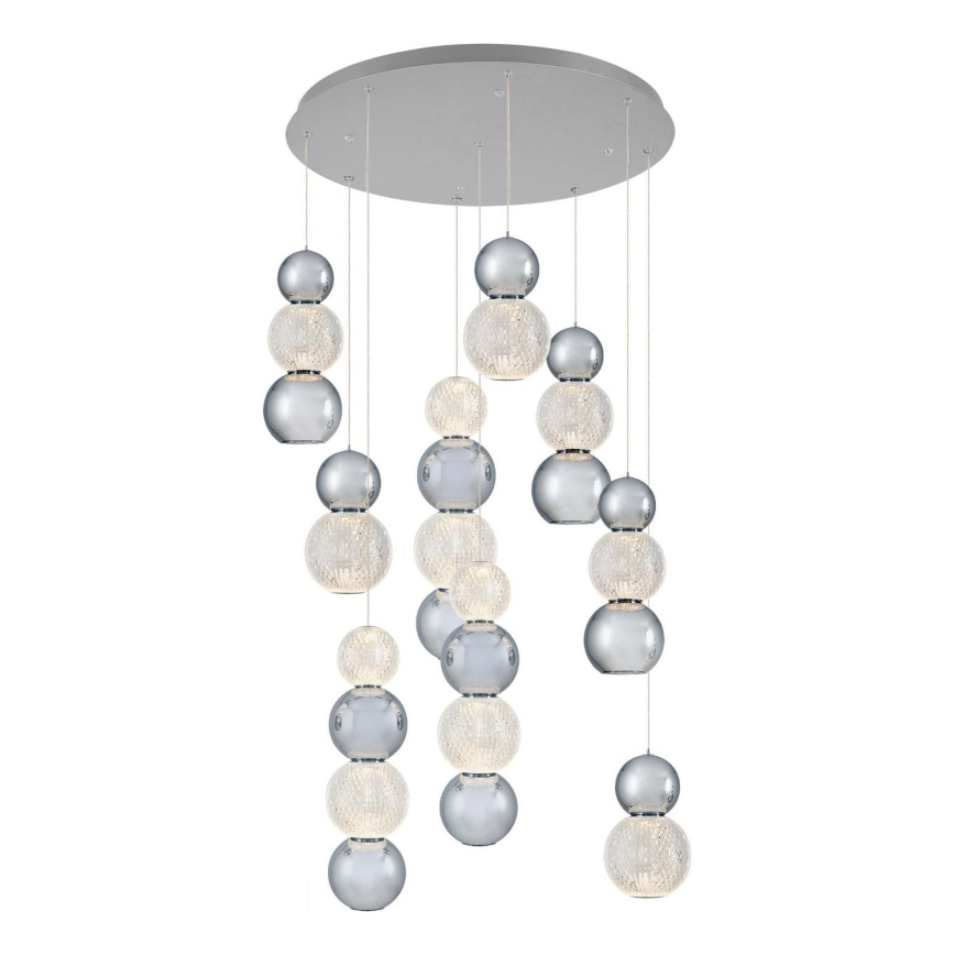 LED Visilna luč CREMONA LED/51W/230V 3000K mat krom