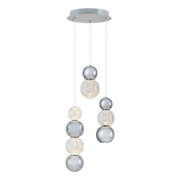 LED Visilna svetilka CREMONA LED/17W/230V 3000K mat krom