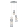 LED Visilna svetilka CREMONA LED/17W/230V 3000K mat krom