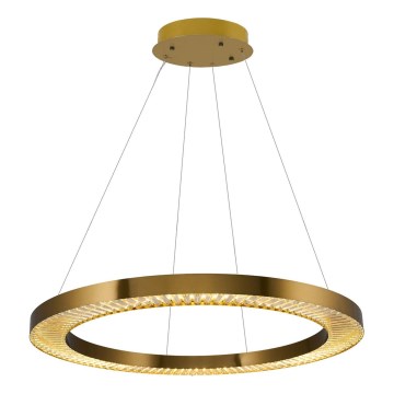 LED Visilna svetilka JESI LED/90W/230V 3000K premer 100 cm bronasta
