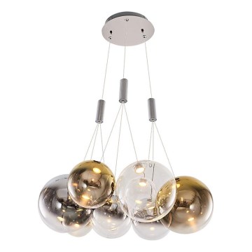 LED Visoki luster ENNA 9xG9/5W/230V 3000K dimljen/zlatan