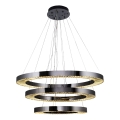 LED Visoko svetilo JESI LED/99W/230V 3000K premer 100 cm srebrna