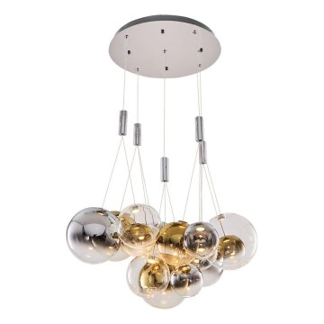 LED Wisilica na vrvici ENNA 15xG9/5W/230V 3000K dimljena/zlatna