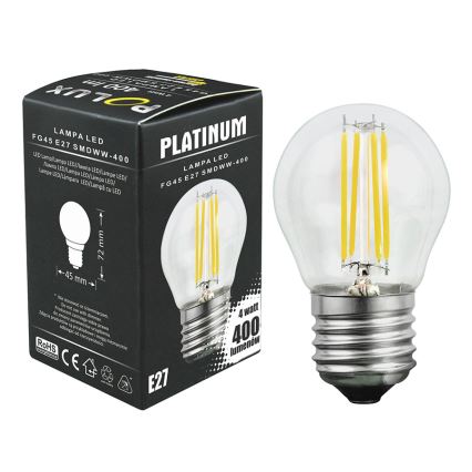 LED Žarnica 1xE27/4,5W/230V 3000K