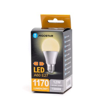 LED Žarnica A60 E27/12W/230V 3000K - Aigostar