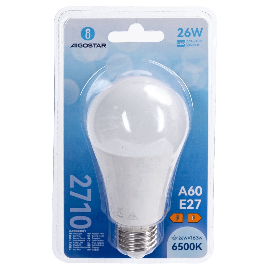 LED žarnica A60 E27/26W/230V 6500K - Aigostar