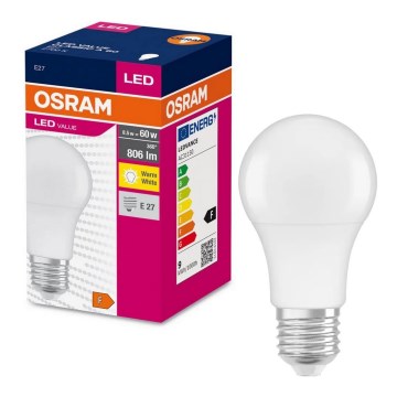 LED Žarnica A60 E27/8,5W/230V 2700K - Osram