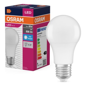 LED žarnica A60 E27/8W/230V 6500K - Osram