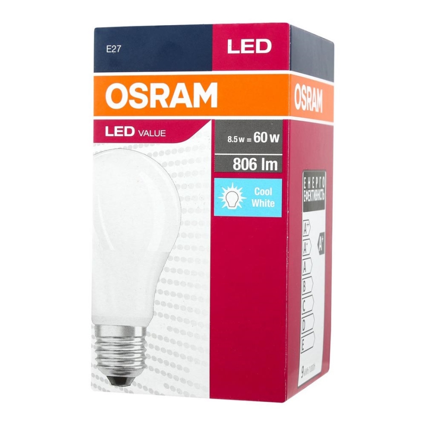 LED Žarnica A60 E27/9,5W/230V 4000K - Osram