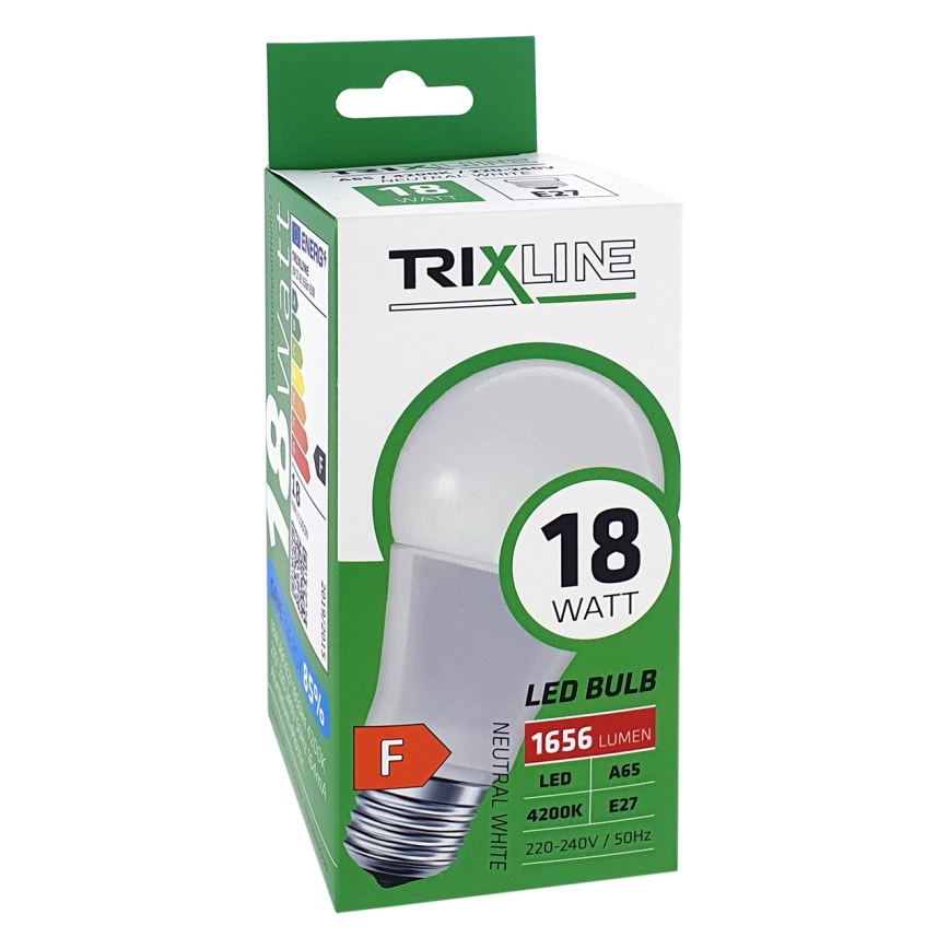 LED Žarnica A65 E27/18W/230V 4200K
