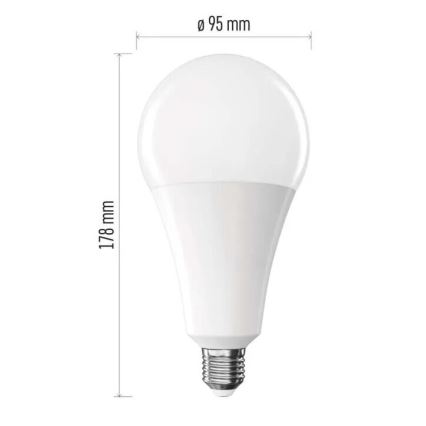 LED Žarnica A95 E27/28W/230V 2700K