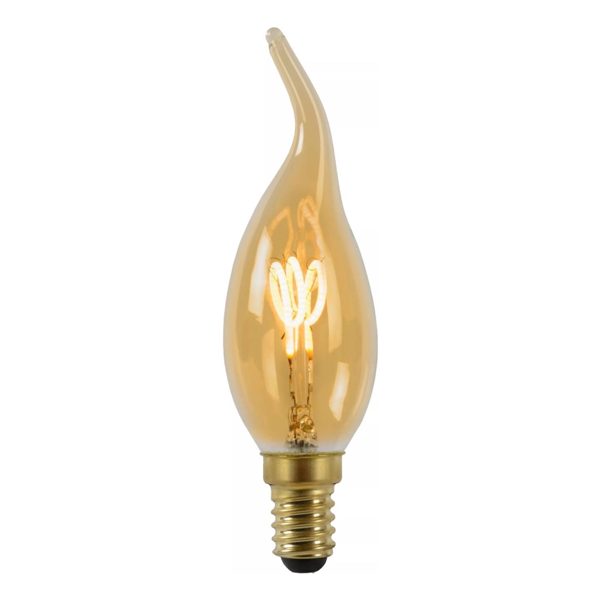 LED Žarnica AMBER E14/3W/230V - Lucide 49036/03/62