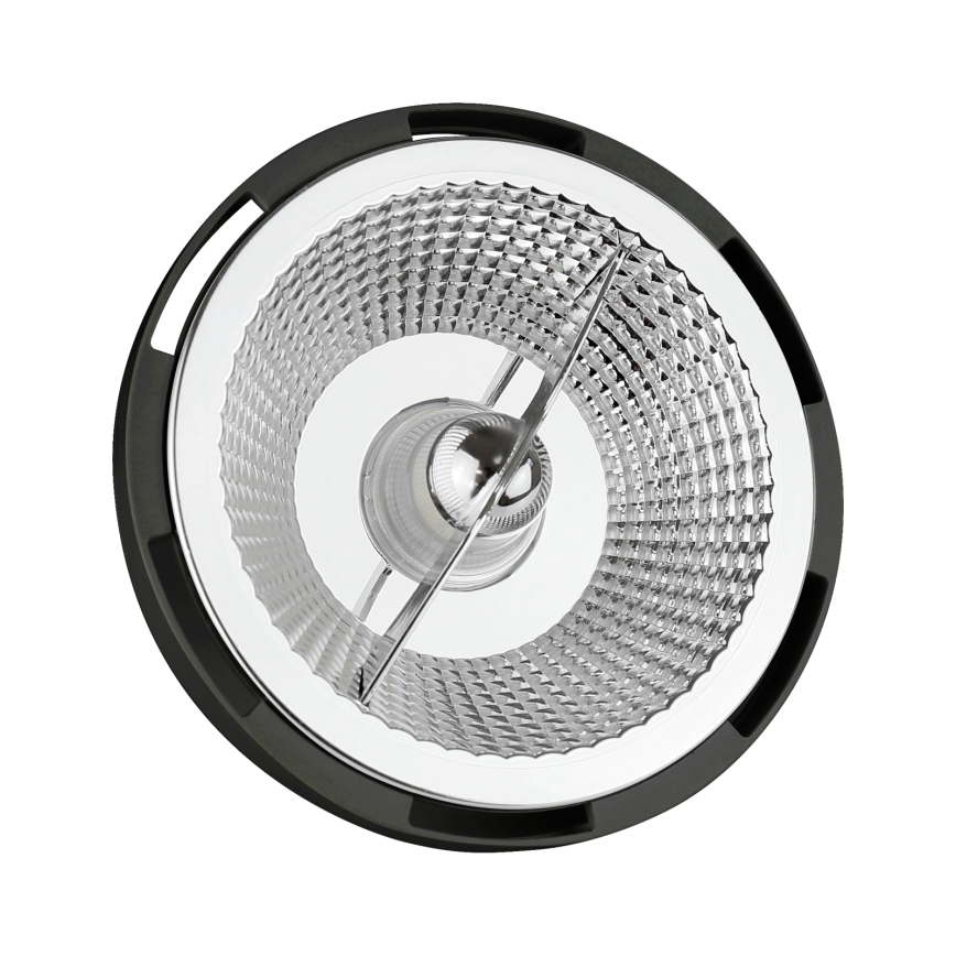 LED Žarnica AR111 GU10/12W/230V 4000K 45° črna