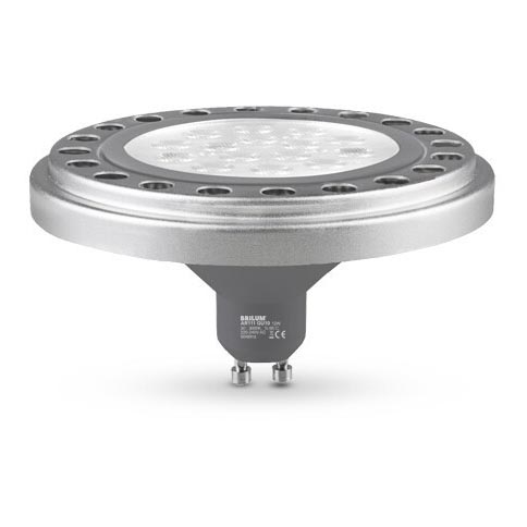 LED Žarnica AR111 GU10/12W/230V 4000K srebrna 30°