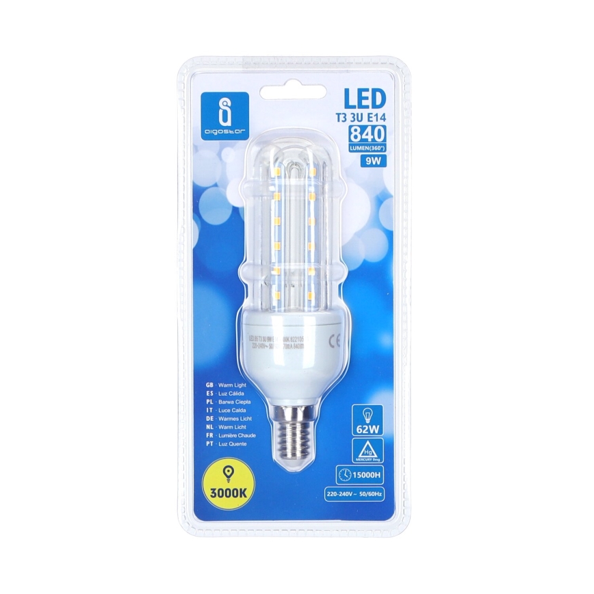 LED Žarnica B5 E14/9W/230V 3000K - Aigostar