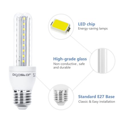LED Žarnica B5 E27/8W/230V 6500K - Aigostar