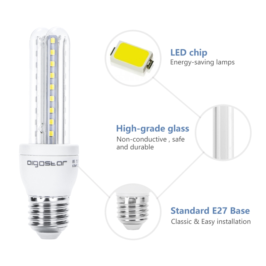 LED Žarnica B5 E27/8W/230V 6500K - Aigostar