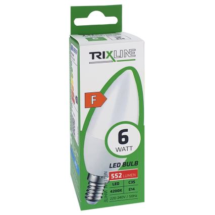 LED Žarnica C35 E14/6W/230V 4200K