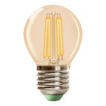 LED žarnica CLASSIC AMBER G45 E27/6,5W/230V 2200K - Brilagi