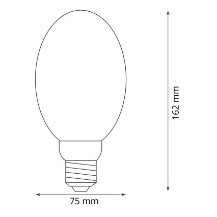 LED Žarnica DECO VINTAGE B75 E27/4W/230V 1800K