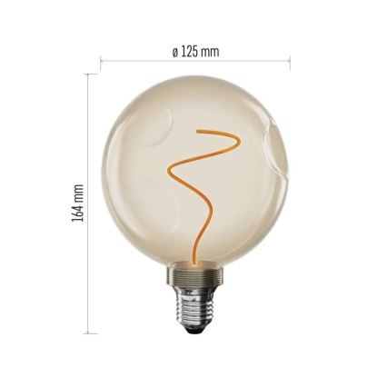 LED žarnica DECO VINTAGE CG125A E27/4,5W/230V 1800K