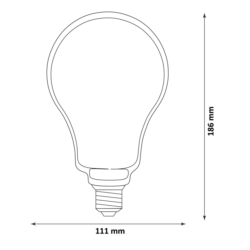 LED Žarnica DECO VINTAGE FILAMENT O110 E27/4W/230V 1800K