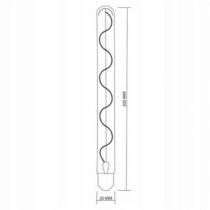 LED Žarnica DECO VINTAGE FILAMENT T30 E27/4,5W/230V 2200K