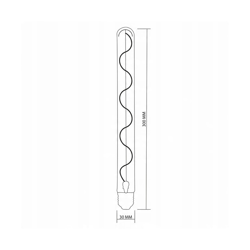LED Žarnica DECO VINTAGE FILAMENT T30 E27/4,5W/230V 2200K