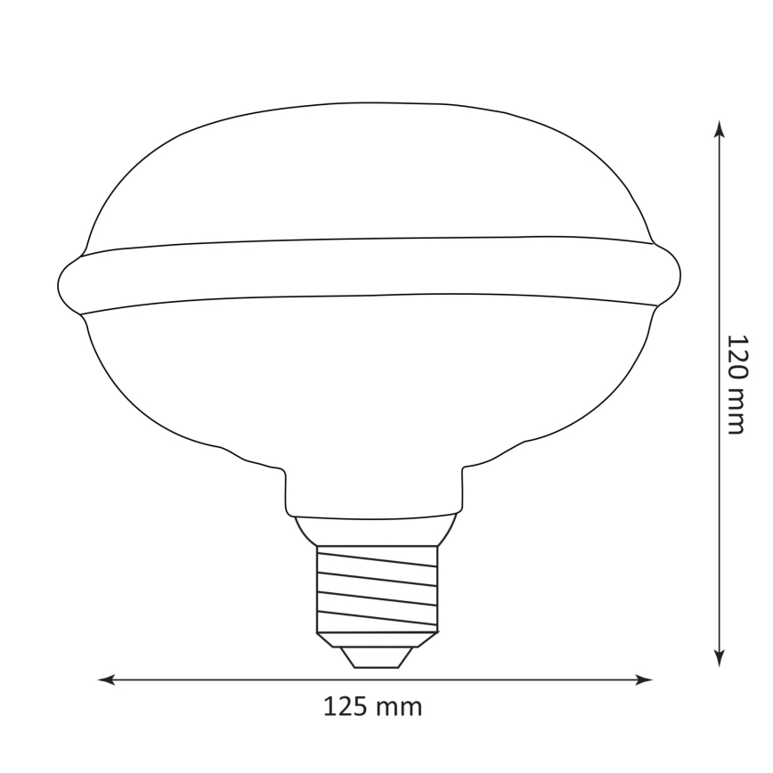 LED Žarnica DECO VINTAGE FILAMENT UFO130 E27/4W/230V 1800K