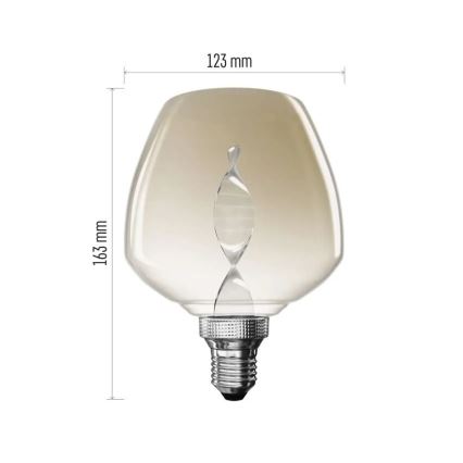 LED žarnica DECO VINTAGE S123 E27/3,5W/230V 1800K