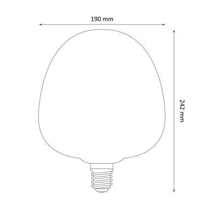 LED Žarnica DECO VINTAGE S190 E27/4W/230V 1800K